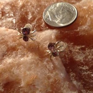 Sterling Silver Spider Earrings 👻 2/ $10